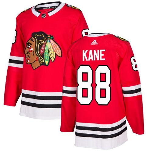 Adidas Chicago Blackhawks 88 Patrick Kane Red Home Authentic Stitched Youth NHL Jersey